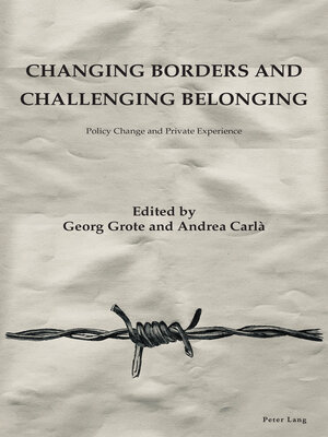 Changing Borders and Challenging Belonging - ebook